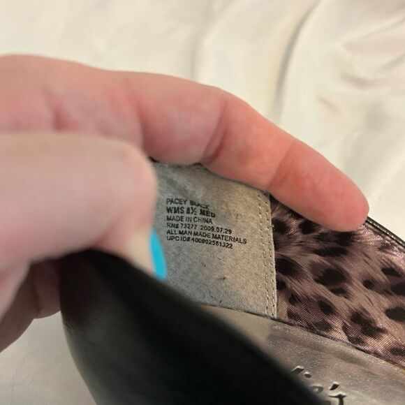 Candies black 4" heels size 8.5 - Picture 7 of 8